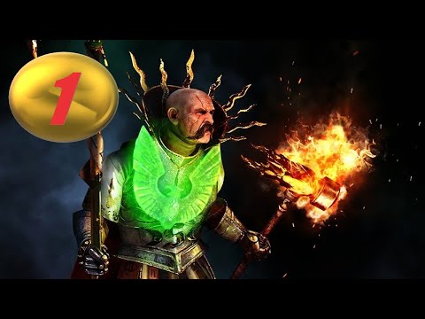 Видео: Total War: Warhammer 3. # 1. Фолькмар Мрачный. Сложность "Легенда".