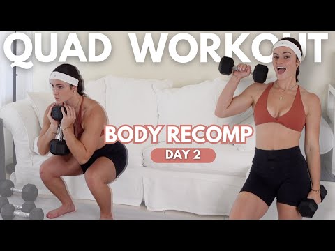 Видео: Получите рельефные ноги с этой тренировкой только с гантелями для женщин