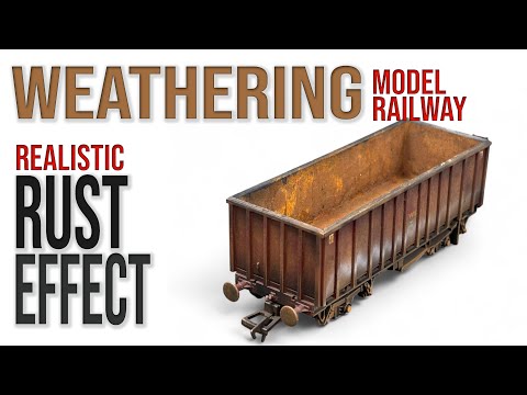 Видео: Реалистичная ржавчина для вашей модели железнодорожного подвижного состава