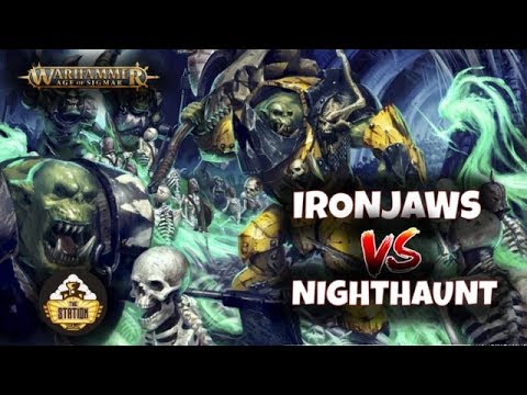 Видео: Репорт | Warhammer AoS | Ironjaws VS Nighthaunt