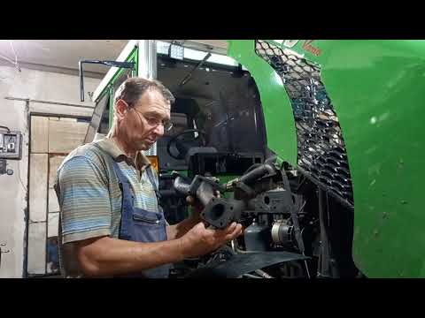 Видео: Устранение течи масла из под коллектора МТЗ