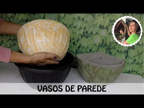Видео: Сделай сам - Как сделать настенную вазу - 2 вазы с одной формой - легкий бетон