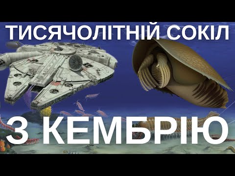 Видео: Камброрастер - радіодонт з кембрійського періоду та корабель зі "Star Wars"