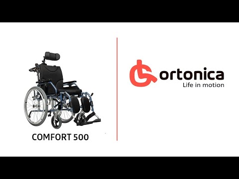 Видео: Инвалидная коляска Ortonica Comfort 500 механическая с регулировка угла наклона спинки и сиденья