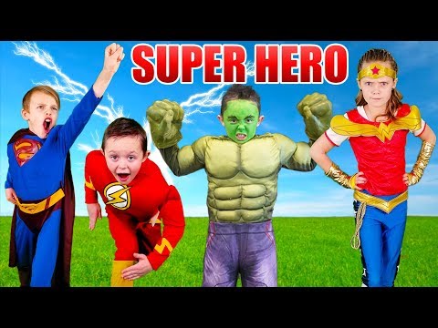 Видео: Видео-подборка супергероев Kids Fun TV: Шазам, Флэш против Супермена!