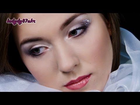 Видео: "Снежный" свадебный макияж