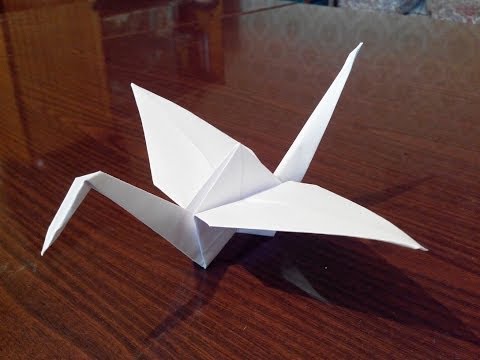 Видео: 🦚Как сделать оригами журавля, origami crane