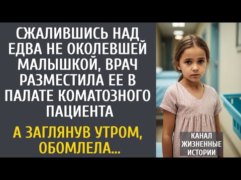 Видео: Сжалившись над едва не околевшей малышкой, врач разместила ее в палате коматозника… А заглянув утром