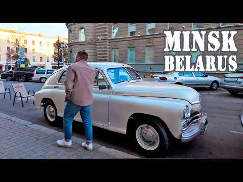 Видео: Минск 4K | Прогулка по улице Карла Маркса. Дом с пушкой. Кошкин дом. Первая авария в Минске.