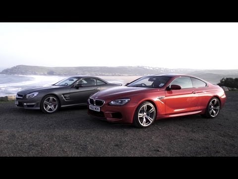 Видео: BMW M6 против Mercedes SL63 AMG - /КРИС ХАРРИС О МАШИНАХ