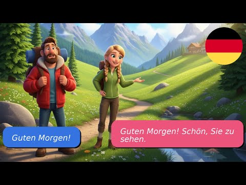 Видео: 5 простых диалогов на немецком языке А1 А2 В горах