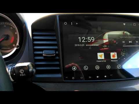 Видео: Магнитола для Mitsubishi Lancer X на базе Android 7.1 (Asottu CYS1060)