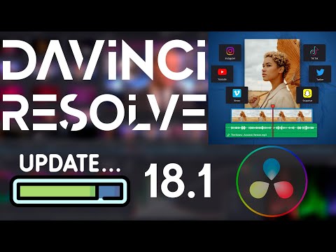 Видео: Davinci Resolve 18.1 Мощное обновление