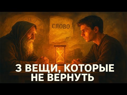 Видео: 3 ВЕЩИ, КОТОРЫЕ НЕ ВЕРНУТЬ НИКОГДА  Мудрая притча о жизни