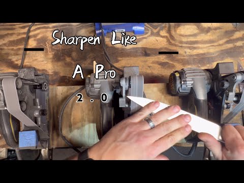 Видео: Как затачивать ножи как профессионал, часть 2