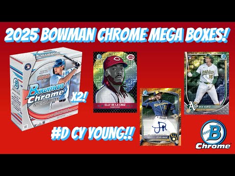 Видео: 🚨Открытка Сая Янга #d! Мегабоксы Bowman Chrome 2025! Обожаю их! 🔥