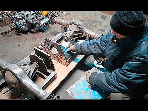 Видео: Рама с поворотным узлом. Сборка минитрактора (Часть 3)