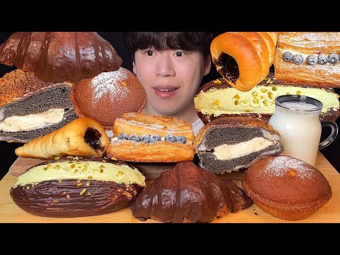 Видео: SUB) Корейский хлеб Tous les jours mukbang asmr