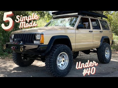 Видео: 5 ПРОСТЫХ улучшений для Jeep Cherokee XJ