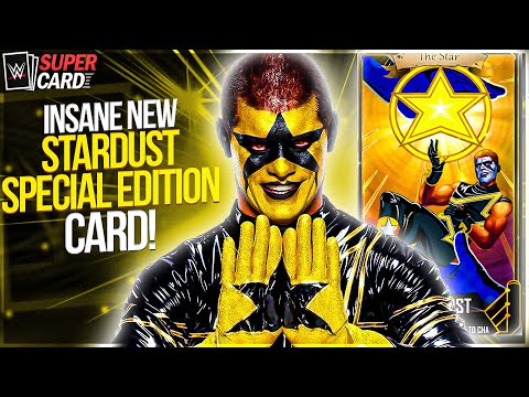 Видео: БЕЗУМНАЯ НОВАЯ КАРТА СПЕЦИАЛЬНОГО ИЗДАНИЯ STARDUST В WWE SUPERCARD!! #wwesupercard #wwe #superzom...