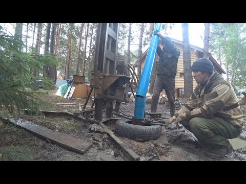 Видео: Не лезут трубы / 20м или 70м / Палки в колеса во время прокачки скважины / Прием работы