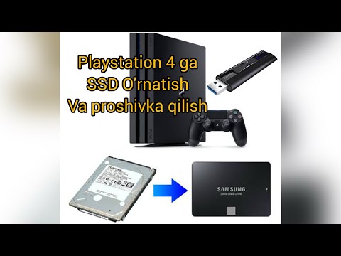 Видео: playstation 4 Ps4 ni Xardini o’rniga SSD qanday qo’yib proshivka qilish (ps4 га ссд орнатиш)#UZB