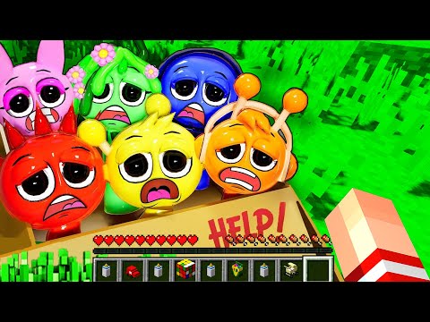 Видео: Я НАШЛА БРОШЕННЫХ СПРУНКИ ПОД ДВЕРЬЮ В МАЙНКРАФТ