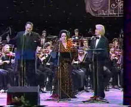 Видео: М.Кабалье (Caballe),В.Гришко, Н.Басков  "Очи чёрные"