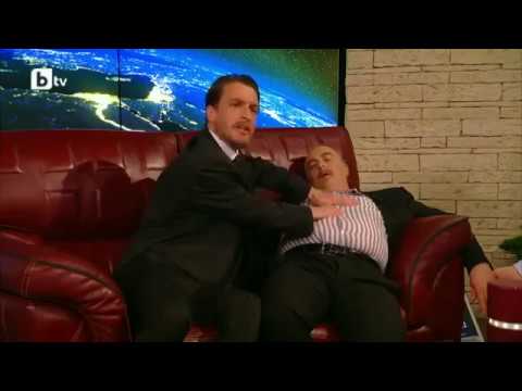 Видео: Шоуто на Слави: Актьорска вечер: Али Реза и Къванч Татлъту ще снимат "Хищника"