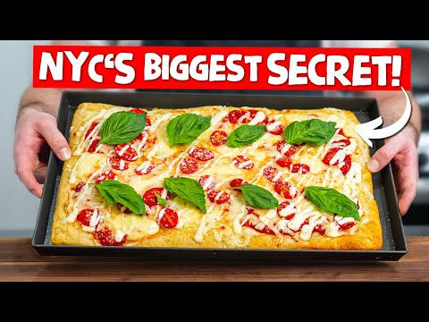 Видео: Забытый стиль пиццы в Нью-Йорке (рецепт сицилийской пиццы)