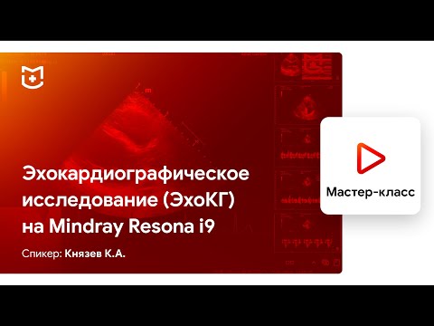 Видео: Эхокардиографическое исследование (ЭхоКГ) на Mindray Resona i9