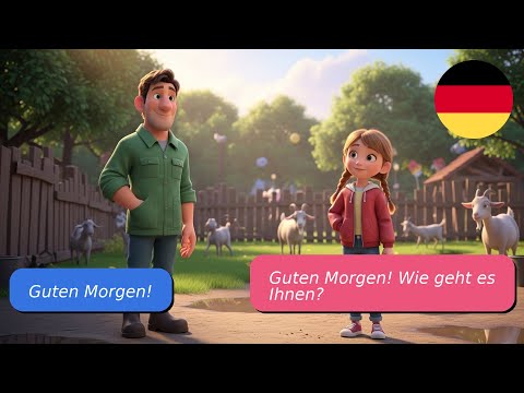 Видео: 5 простых диалогов на немецком языке (В зоопарке) A-1 A-2