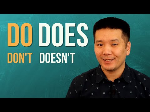 Видео: DO или DOES? DON'T или DOESN'T? (разница и частые ошибки)