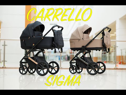 Видео: Обзор детской коляски Carrello Sigma @koliaskid.ru, @kolyaska.777 ТЦ Аэробус Москва