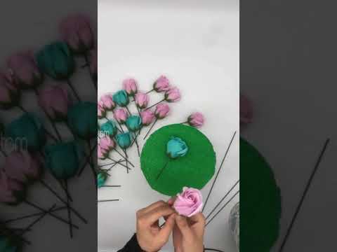 Видео: Букет из мыльных роз в шляпной коробке!Мастер Класс от Гульзары!