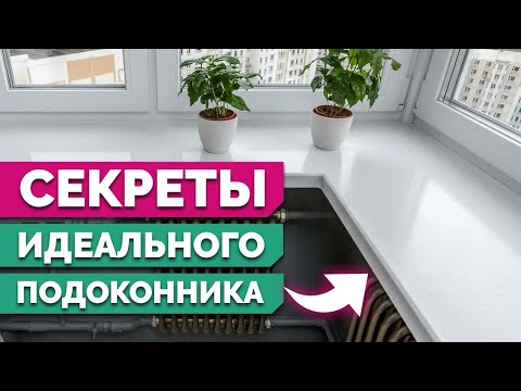 Видео: Как подобрать идеальные ПОДОКОННИКИ? Обзор материалов, нюансы и ошибки установки