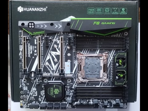 Видео: Материнская плата 🖥️ Huananzhi X99-F8 (v5.0) | Распаковка и обзор