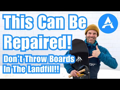 Видео: Профессиональный ремонт кантов сноубордов / Спасите планету! Одна доска за раз...