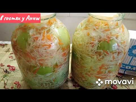 Видео: Квашеные зелёные помидорки с капустой.Рецепт проверенный годами.