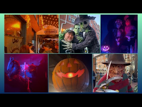 Видео: Деревня ведьм Салема и замок Франкенштейна: встречи с призраками, уличные музыканты и зрители — 4...