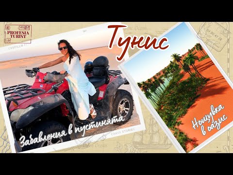 Видео: С ATV през пустинята в Тунис І нощувка в оазис