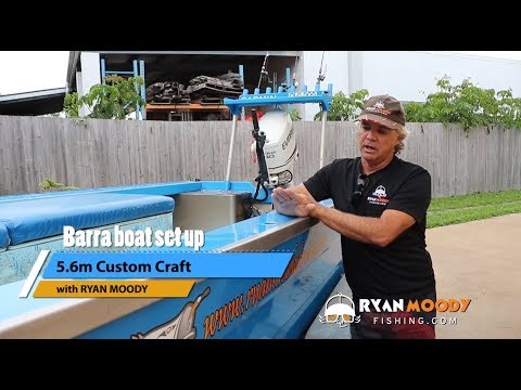 Видео: Как настроить лодку для ловли баррамунди от гида по рыбной ловле на баррамунди Райана Муди