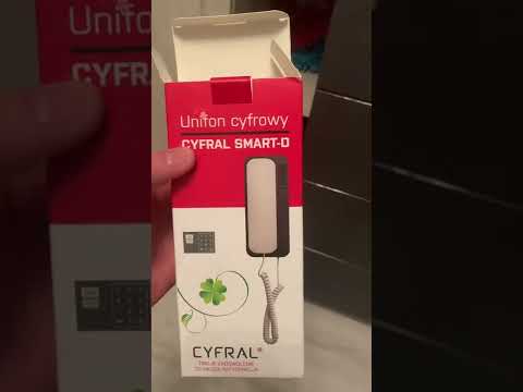 Видео: Подключение домофона - цифрал (cyfral smart-d), подключение