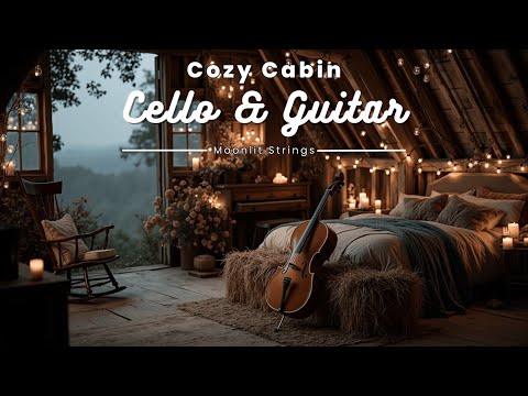 Видео: Cozy Cabin Cello Music & Acoustic Guitar Melodies | Расслабляющие инструментальные звуки