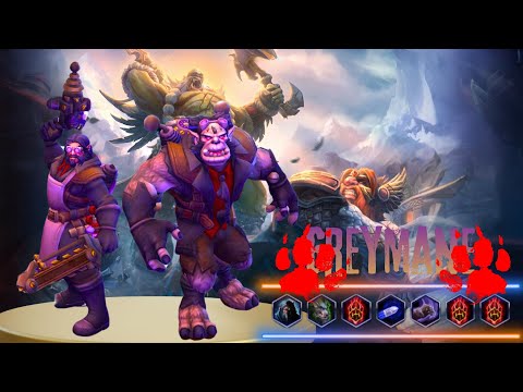 Видео: Heroes of the Storm [EU] - Greymane. Получаем урон всей четверкой |RANKED|