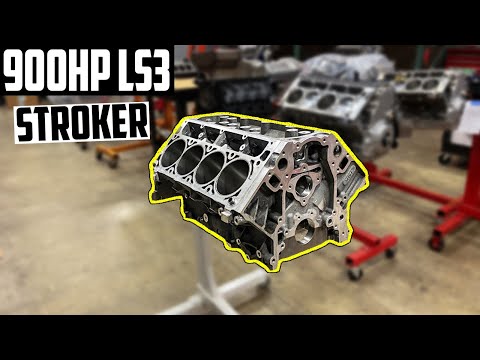 Видео: Сборка LS3 — 900-сильный 416-дюймовый Stroker (часть 1)