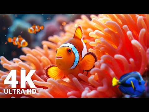 Видео: 3 часа чистого расслабления 🐬 Самая красивая морская жизнь в мире в 4K ULTRA HD