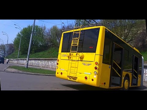 Видео: Тролейбус №38/Trolleybus №38.Музей УСВ - Станція Видубичі/Museum 2WWar - Vidybichi metro st.