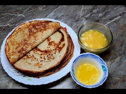 Видео: БЛИНЫ по рецепту БАБУШКИ! Тонкие Вкусные Блинчики на молоке получаются всегда! Ни чего не взвешиваем