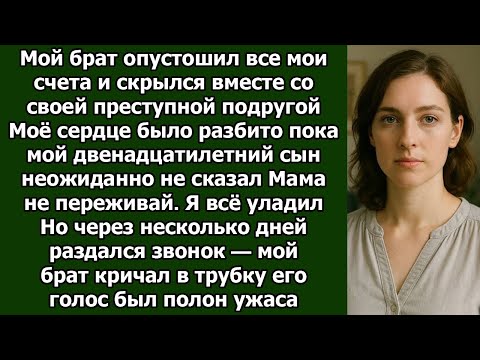 Видео: Мой брат сбежал с нашими деньгами а спустя несколько дней мой 12 летний сын заставил его заплатить
